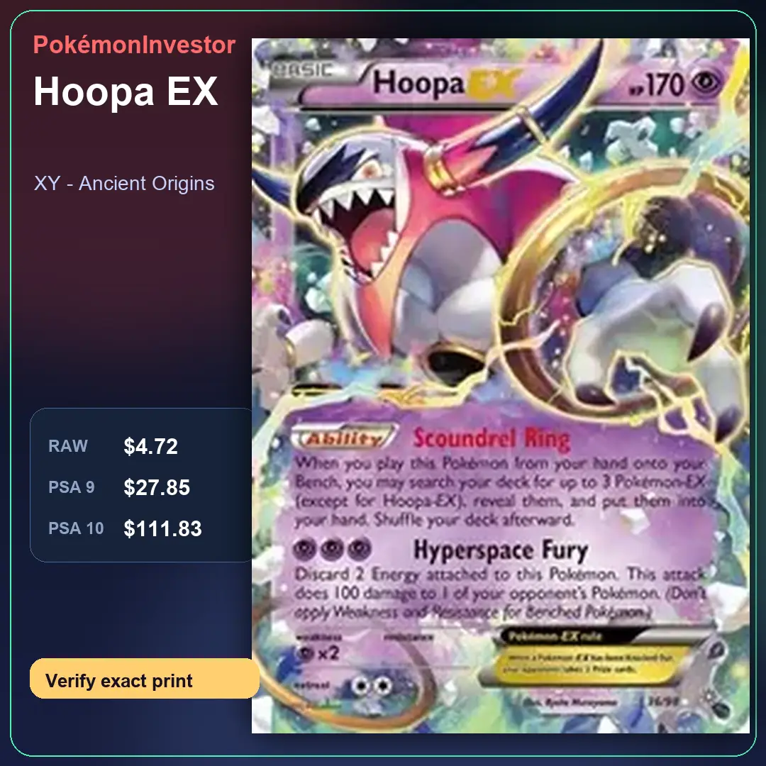 Card research image for Hoopa EX