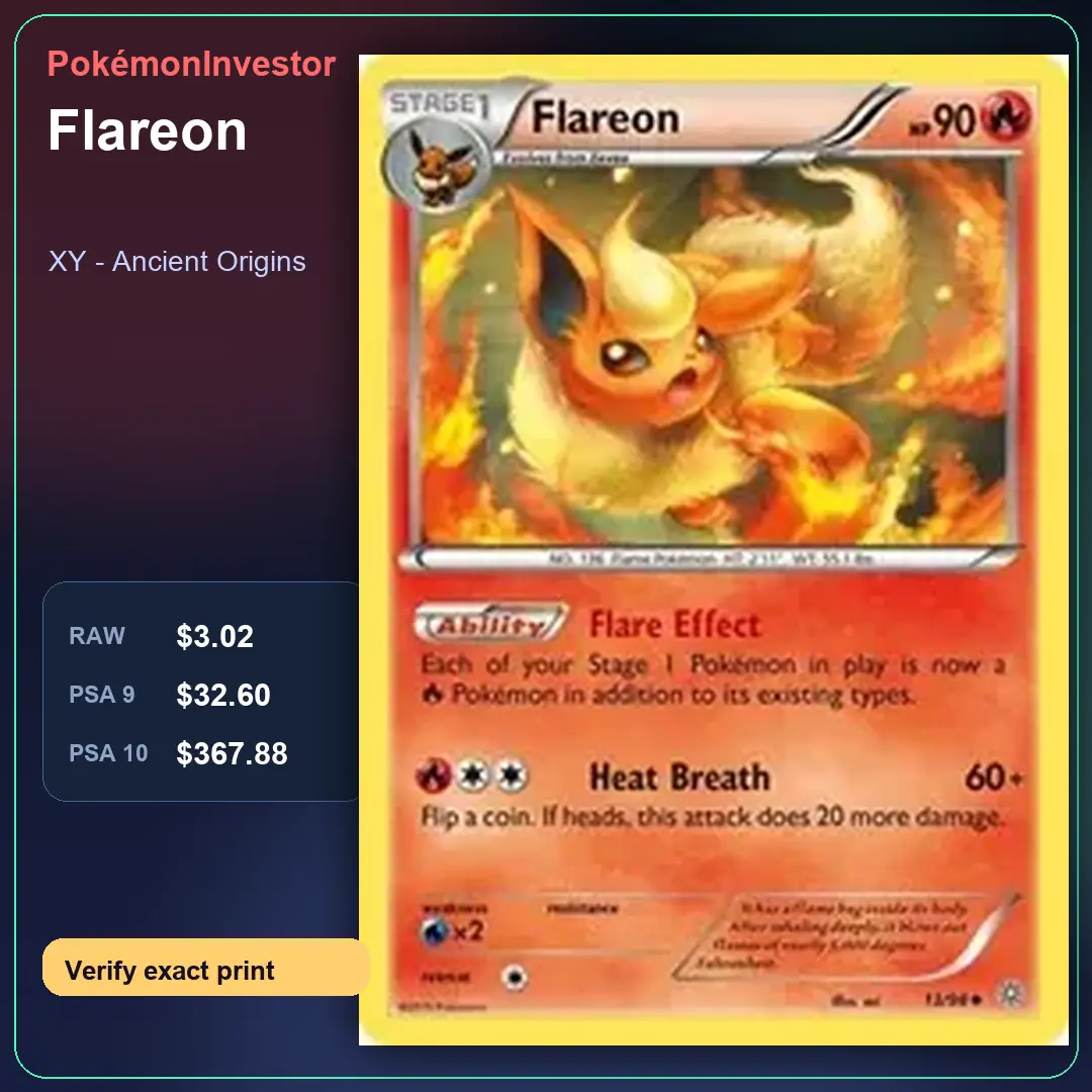 Card research image for Flareon