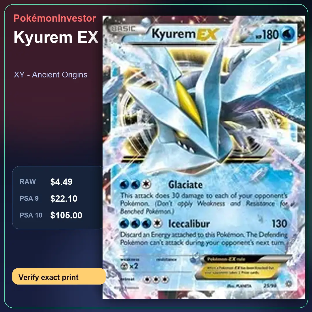 Card research image for Kyurem EX