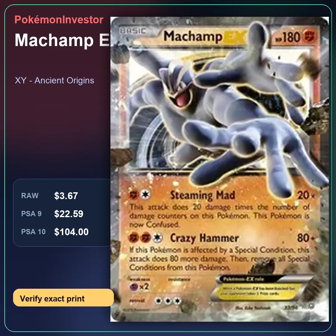 Card research image for Machamp EX