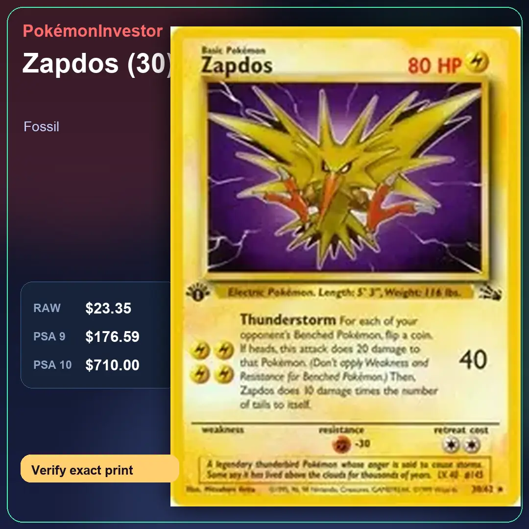 Card research image for Zapdos (30)