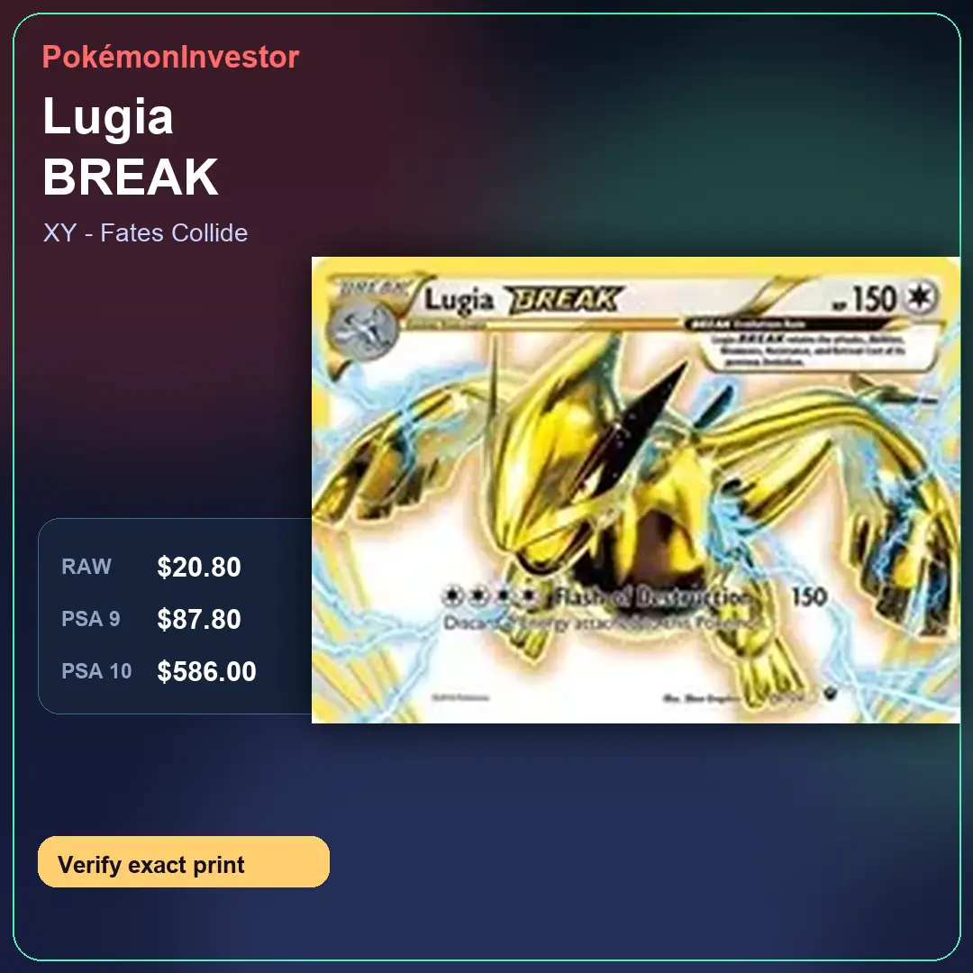 Card research image for Lugia BREAK