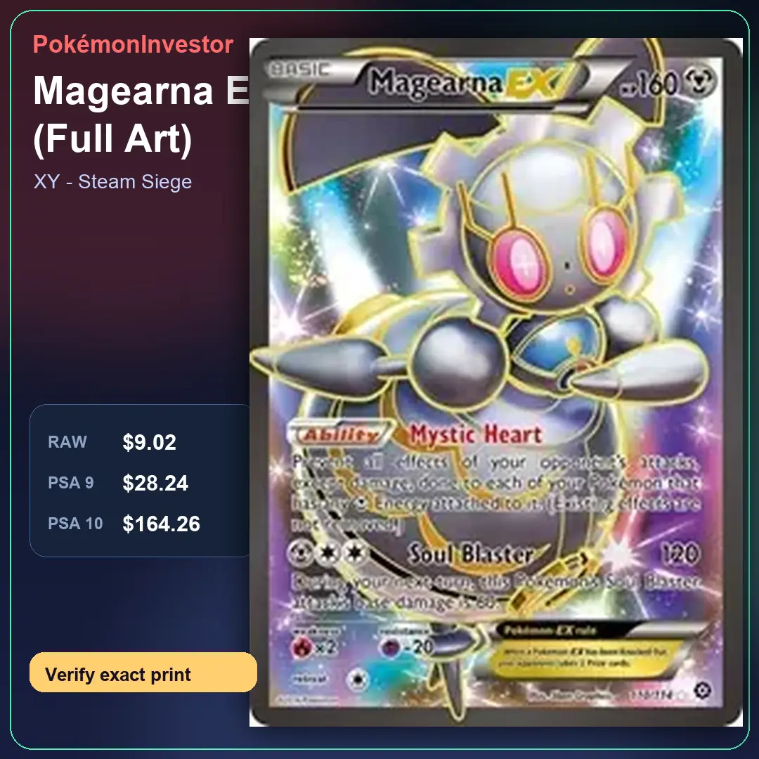 Card research image for Magearna EX (Full Art)