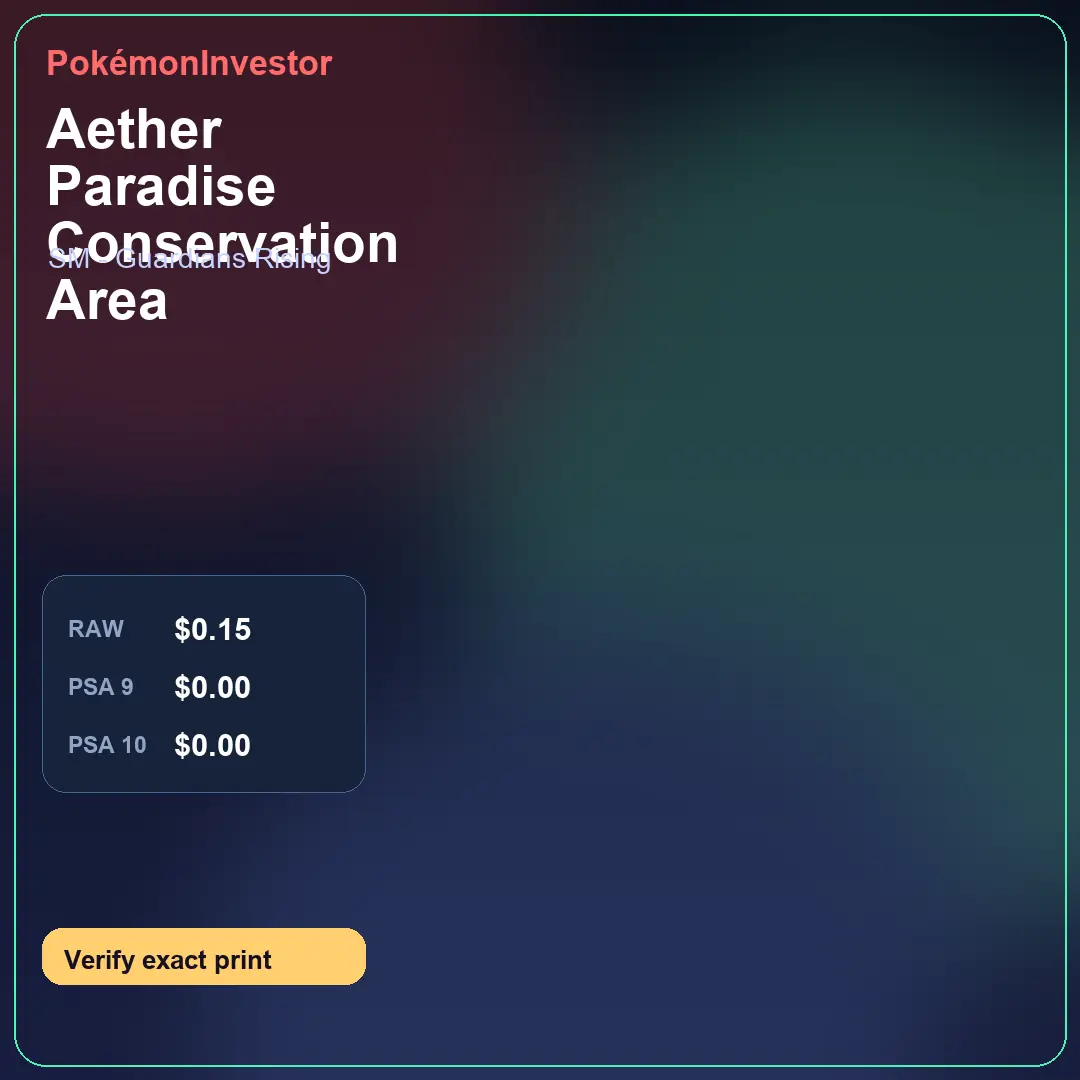 Card research image for Aether Paradise Conservation Area