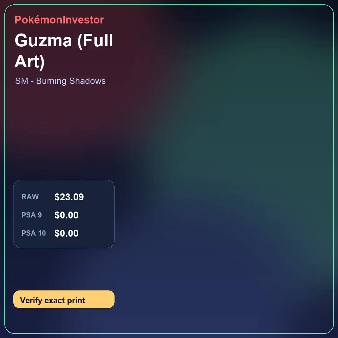 Card research image for Guzma (Full Art)