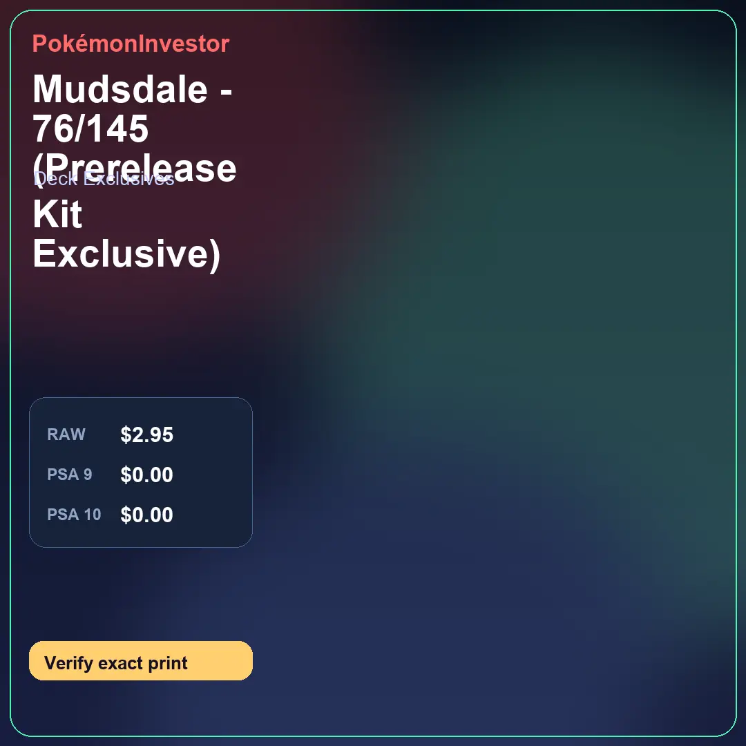Card research image for Mudsdale - 76/145 (Prerelease Kit Exclusive)