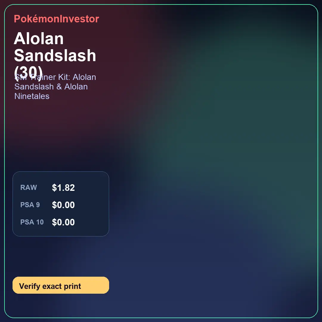 Card research image for Alolan Sandslash (30)