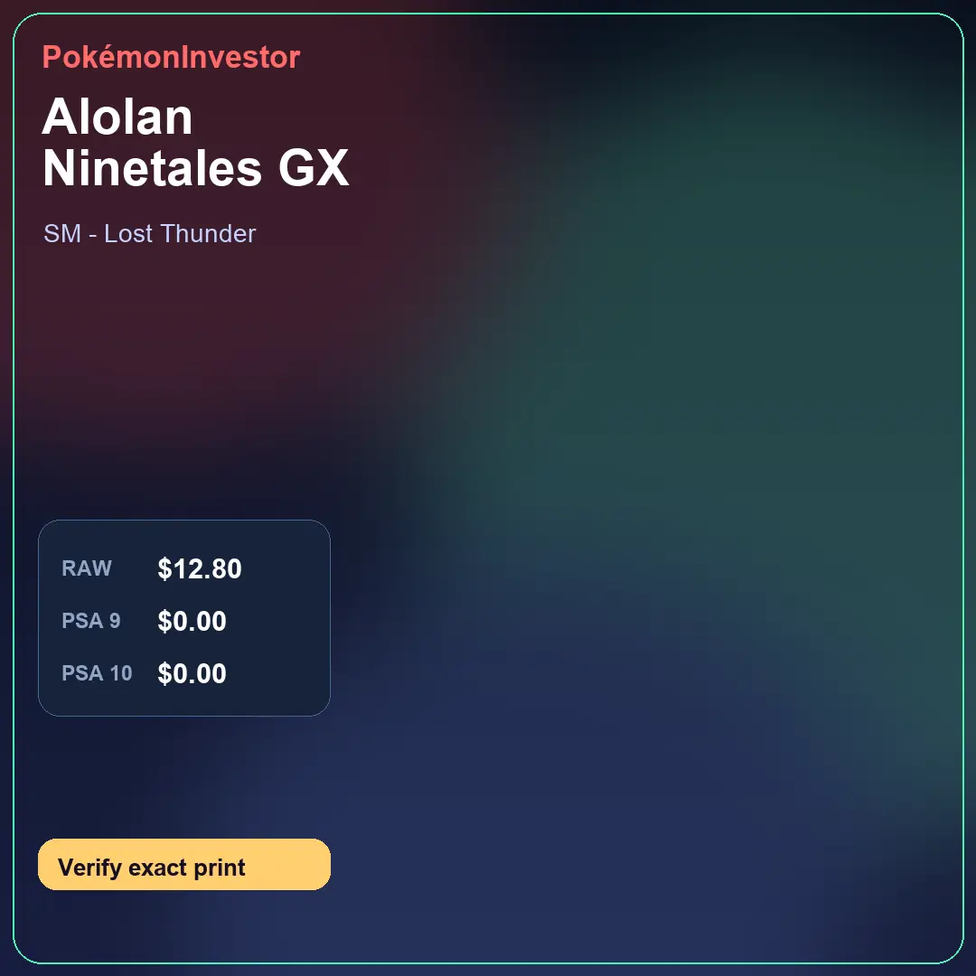 Card research image for Alolan Ninetales GX