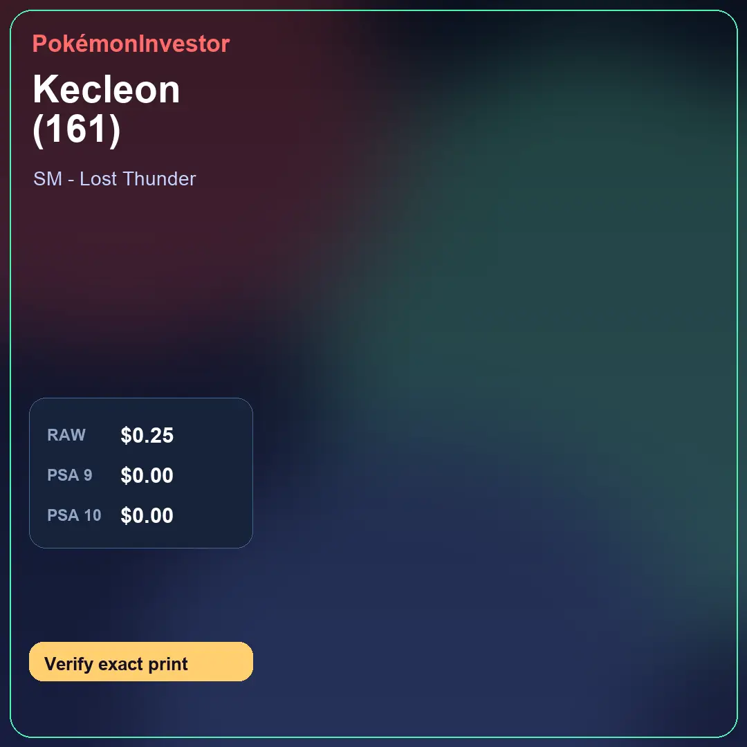 Card research image for Kecleon (161)