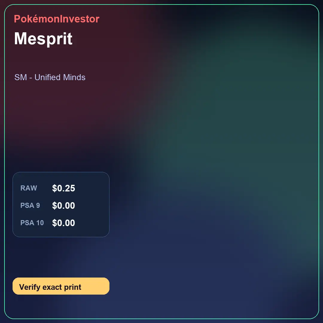 Card research image for Mesprit