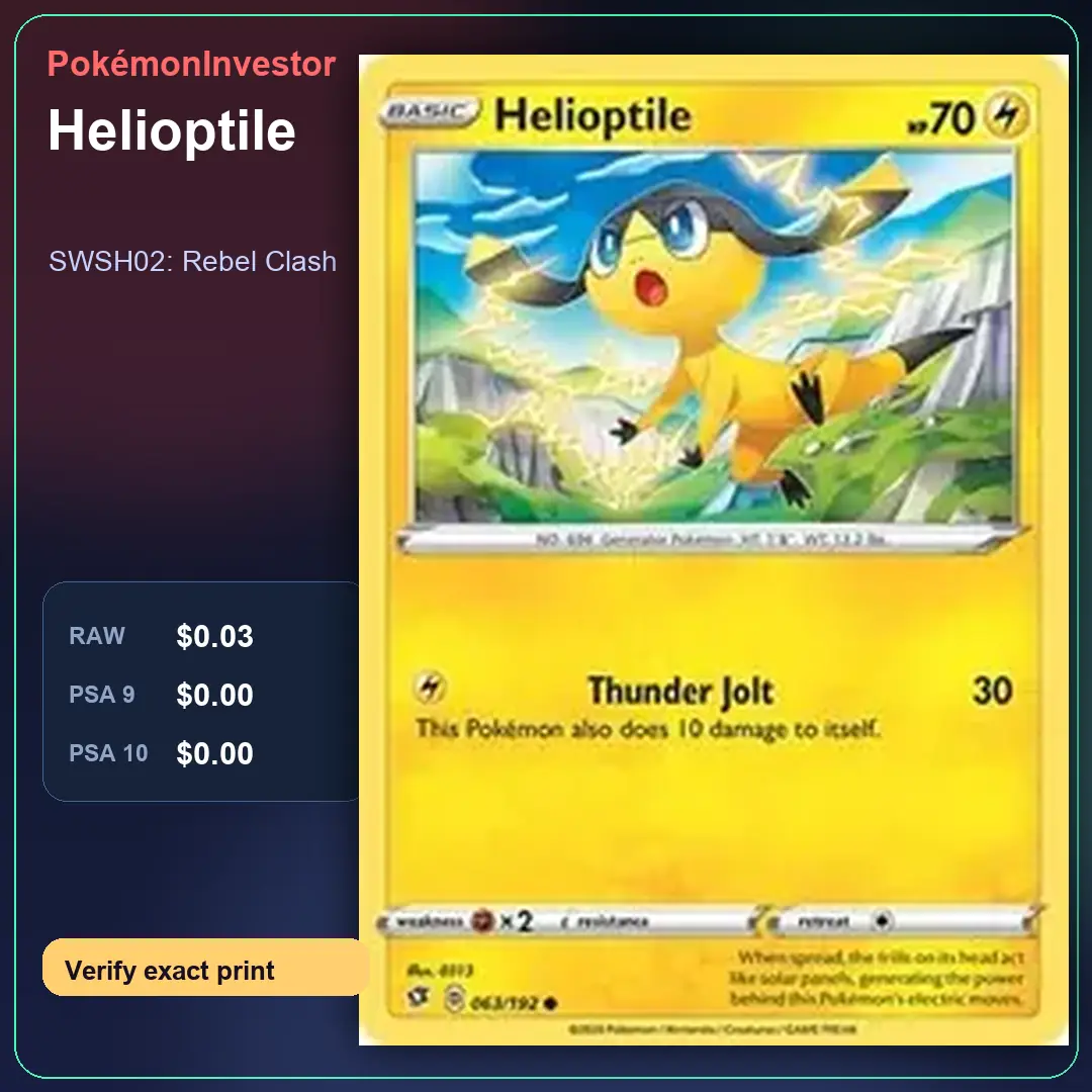 Card research image for Helioptile