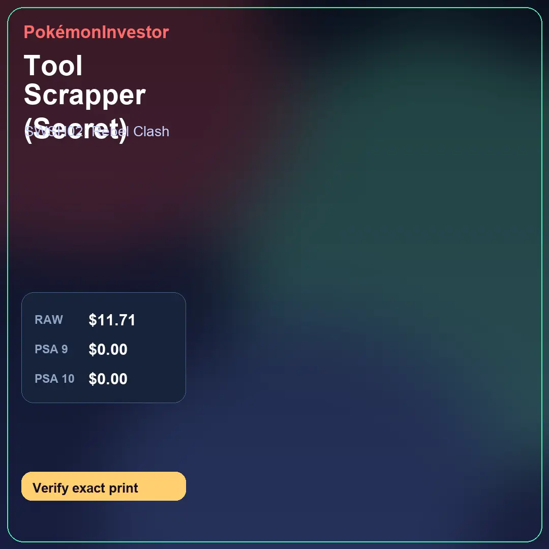 Card research image for Tool Scrapper (Secret)