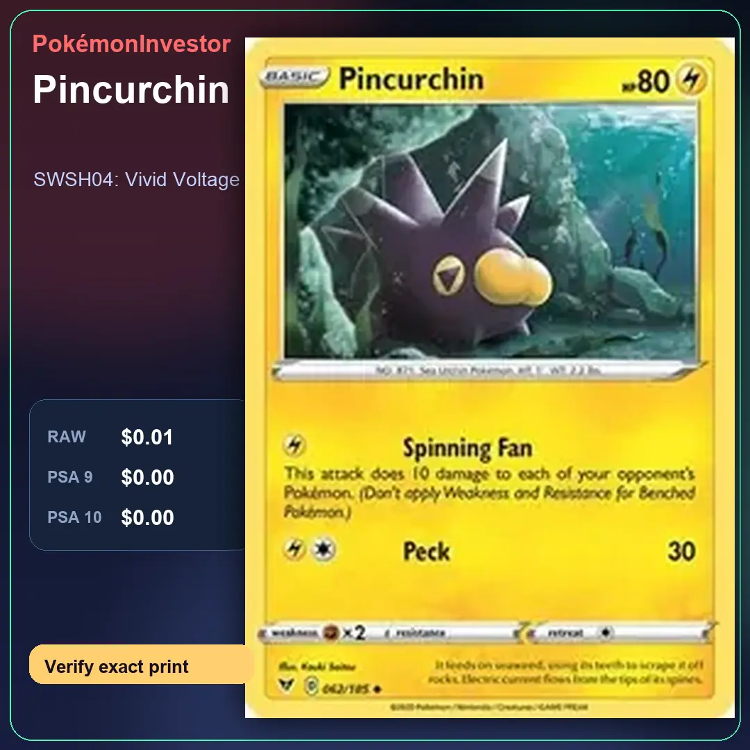 Card research image for Pincurchin