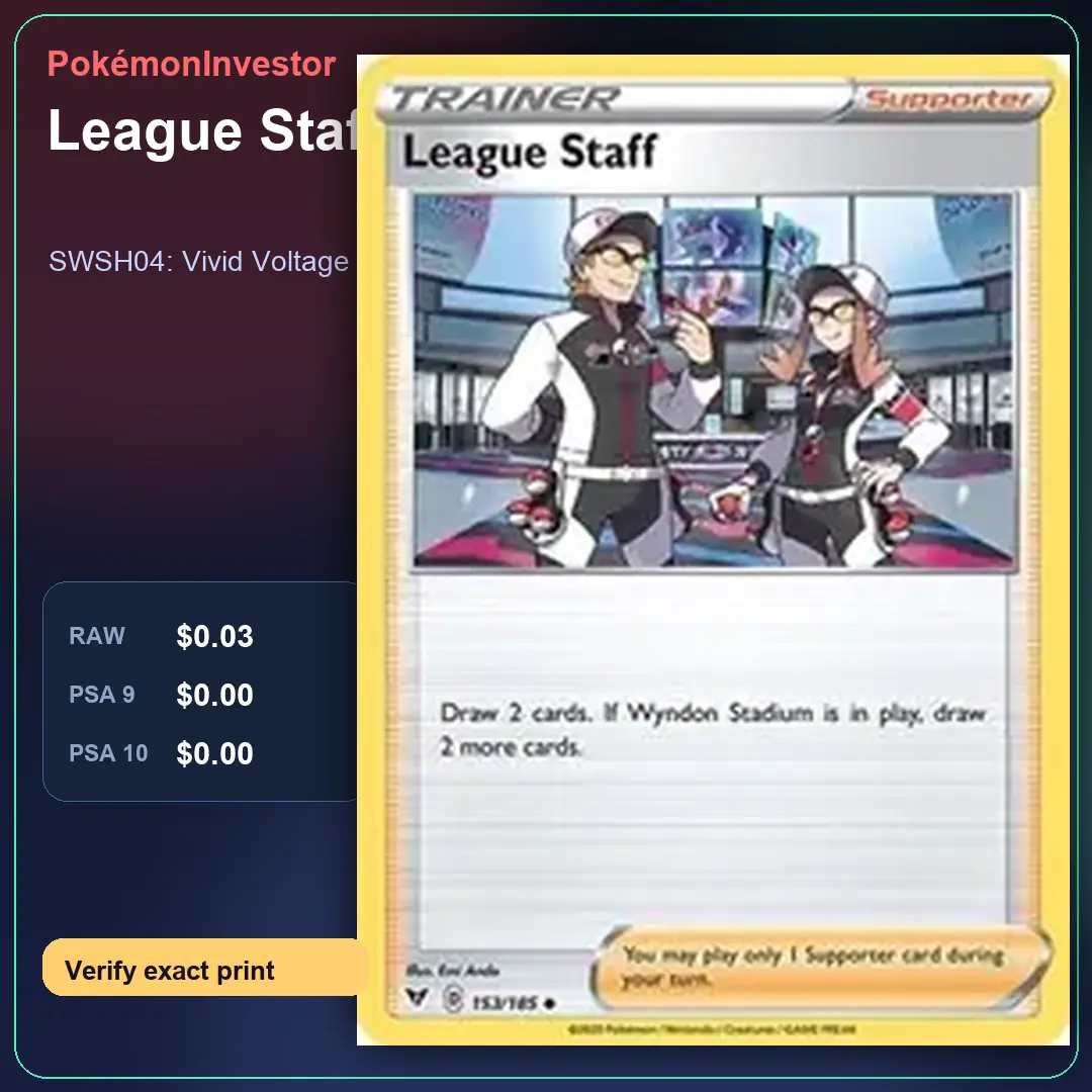 Card research image for League Staff