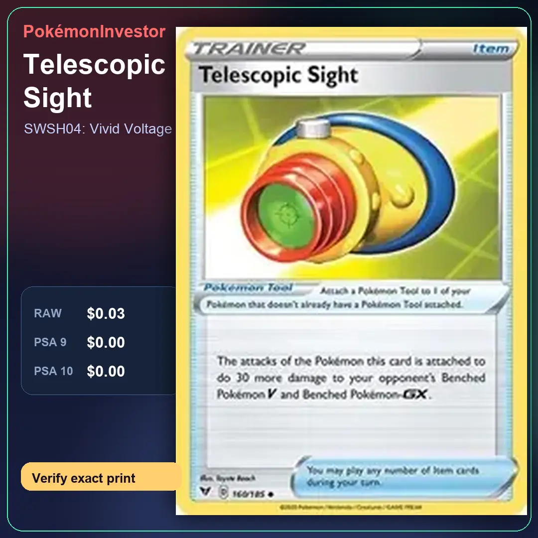 Card research image for Telescopic Sight