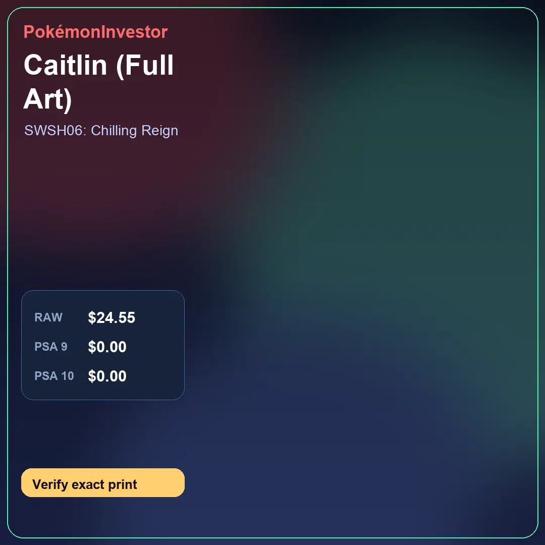 Card research image for Caitlin (Full Art)