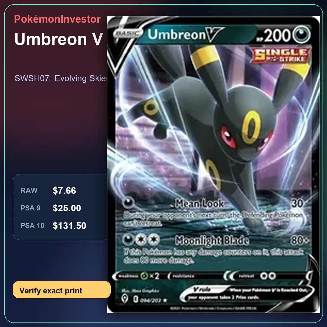 Card research image for Umbreon V