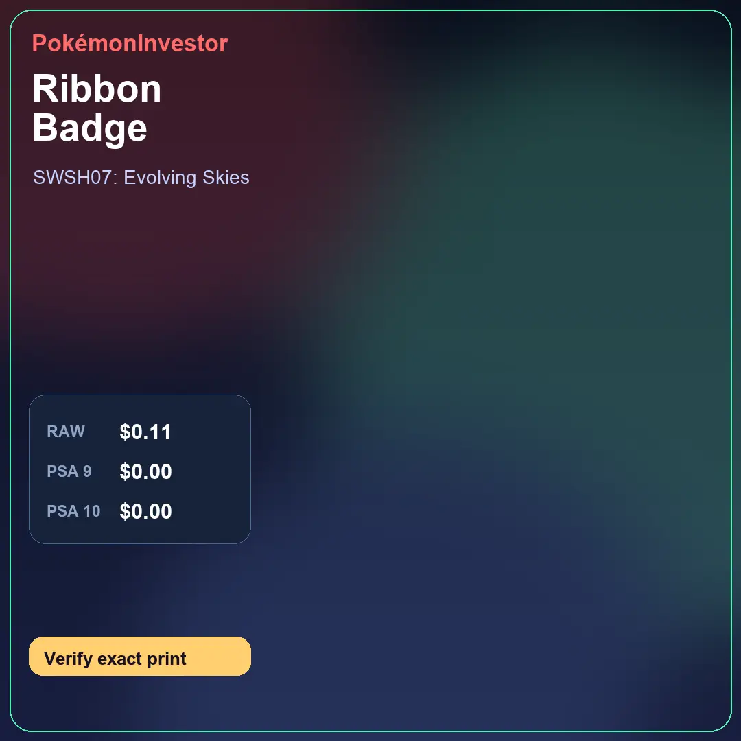 Card research image for Ribbon Badge
