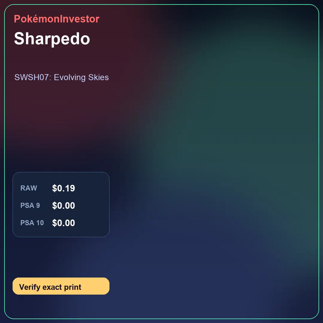 Card research image for Sharpedo