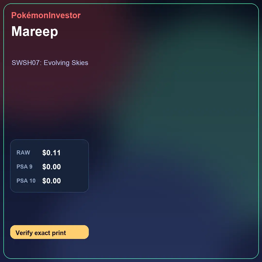 Card research image for Mareep