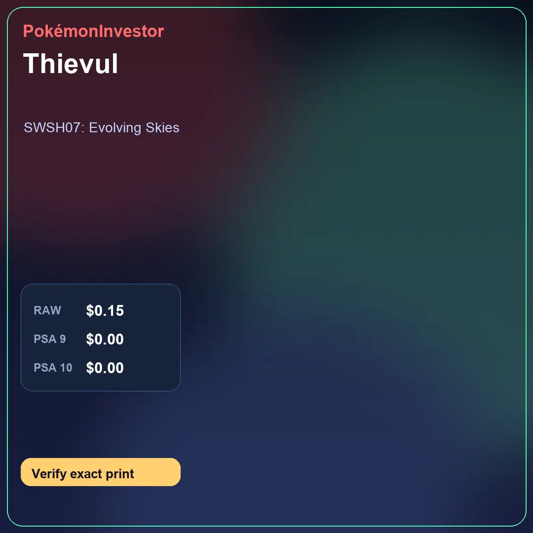 Card research image for Thievul