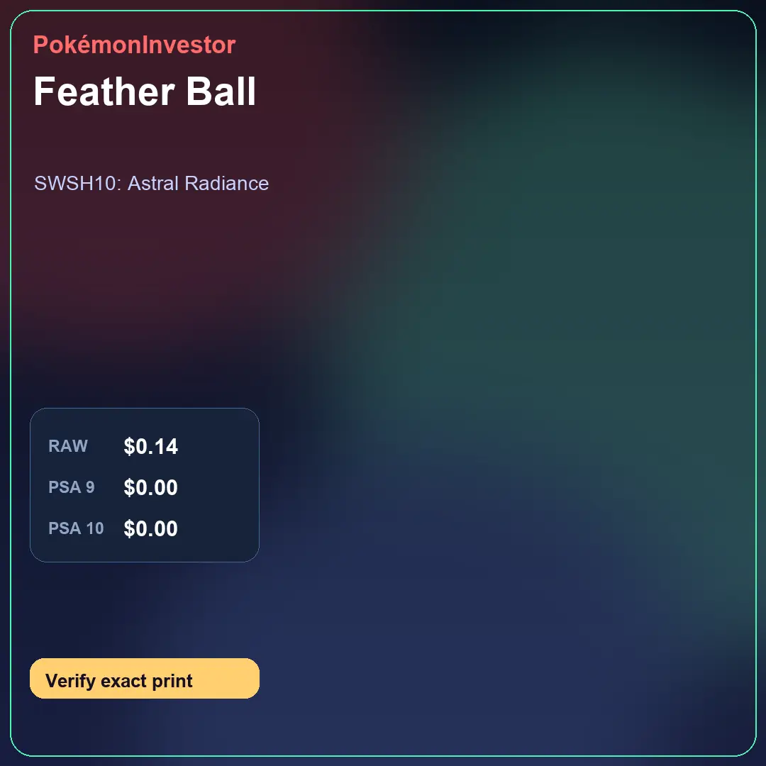 Card research image for Feather Ball