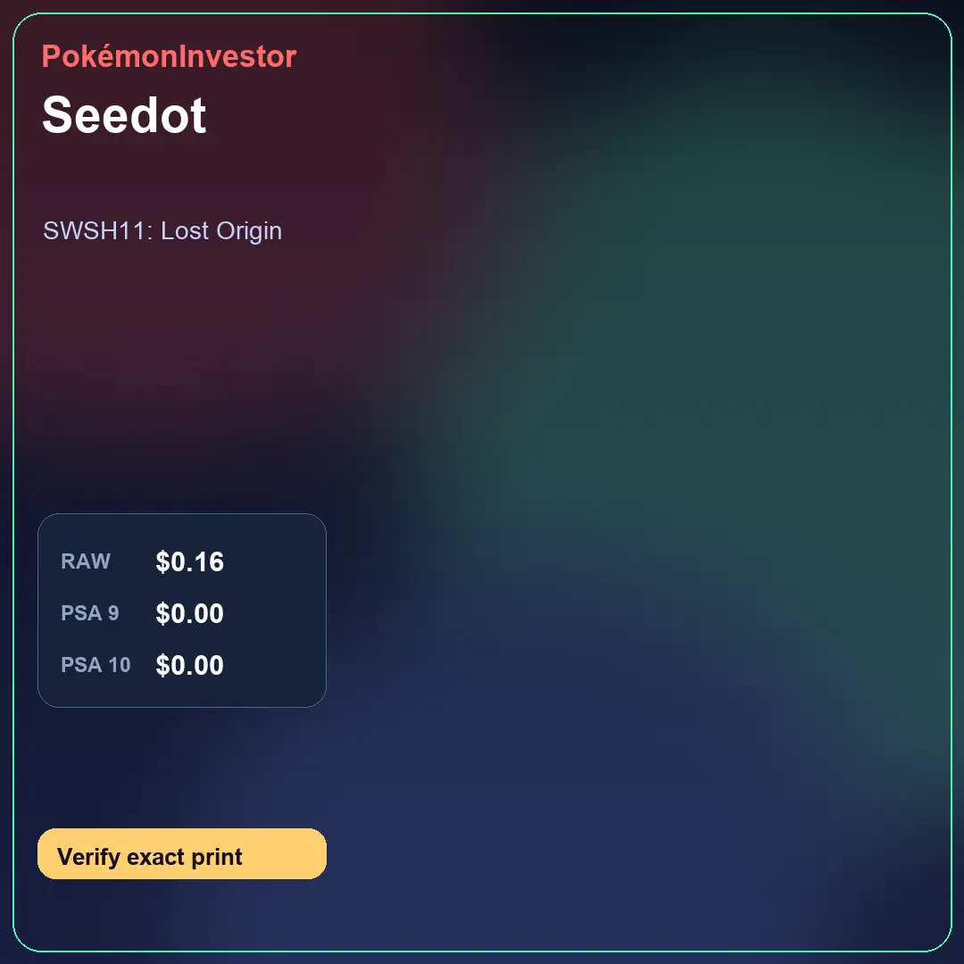 Card research image for Seedot