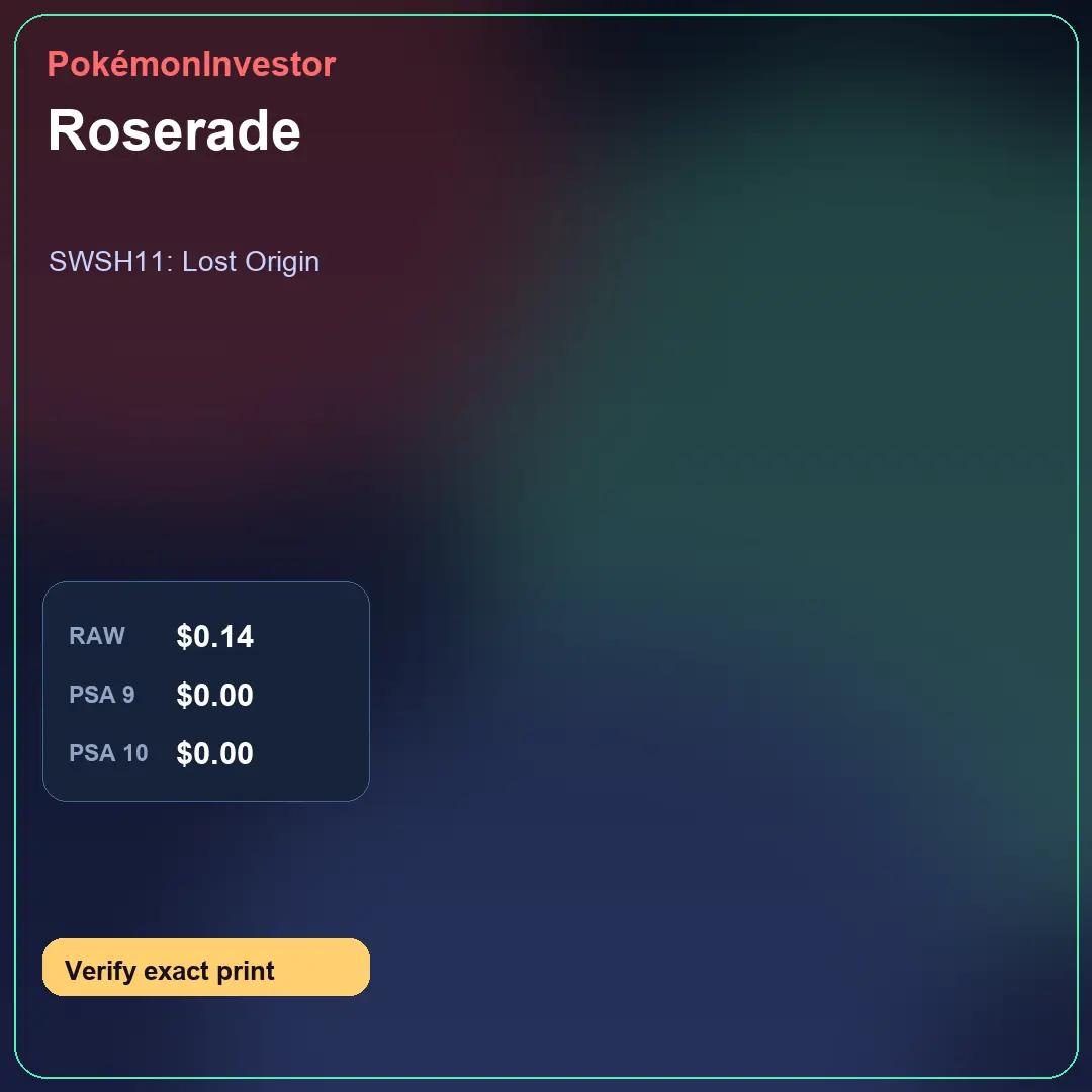 Card research image for Roserade
