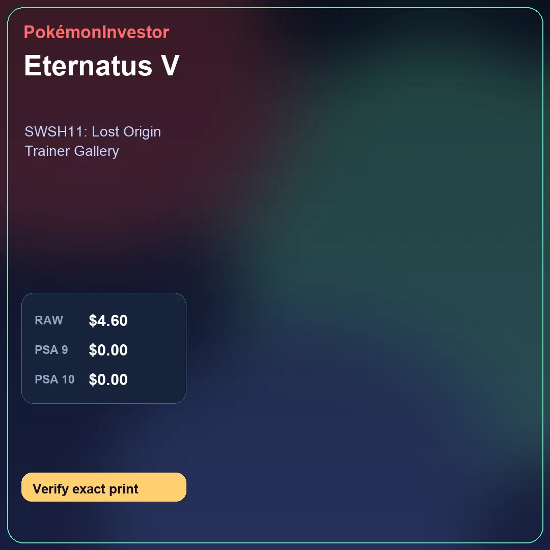 Card research image for Eternatus V