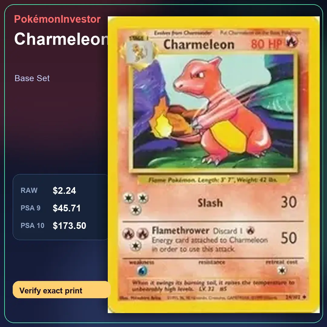 Card research image for Charmeleon
