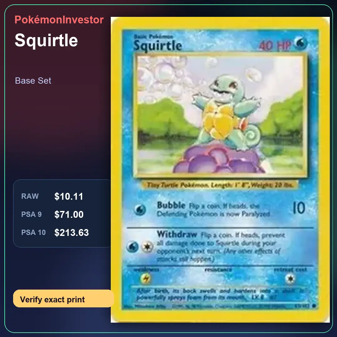 Card research image for Squirtle