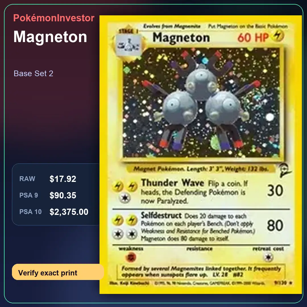 Card research image for Magneton