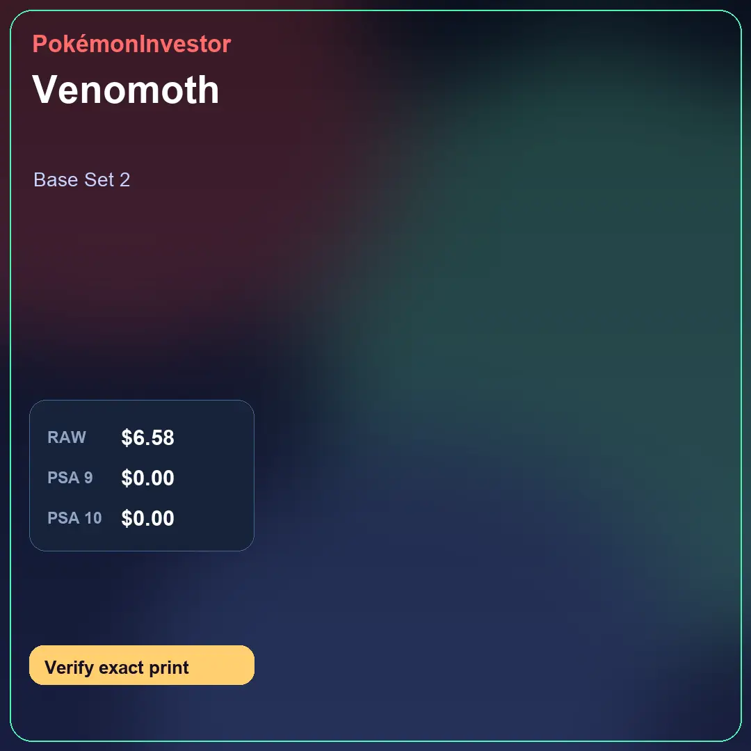 Card research image for Venomoth