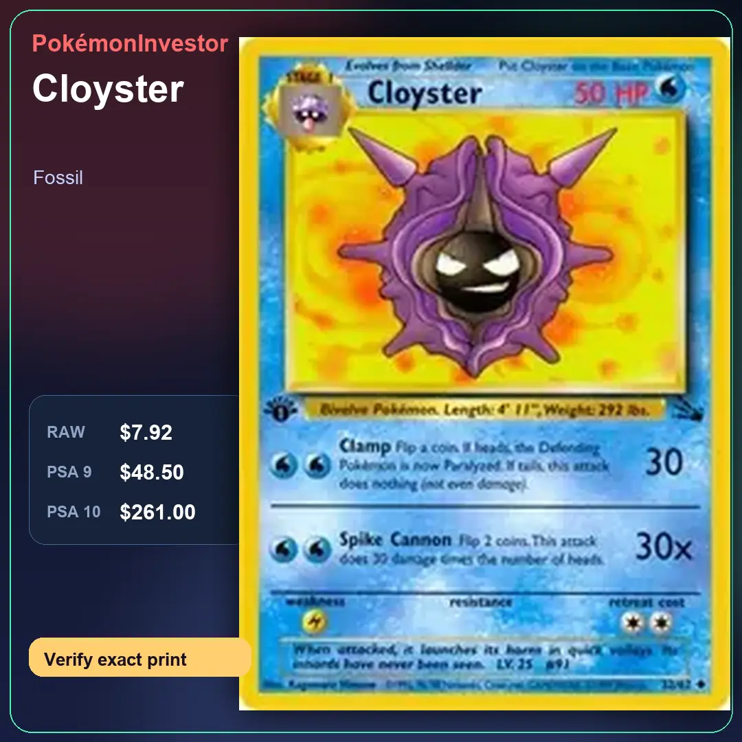 Card research image for Cloyster