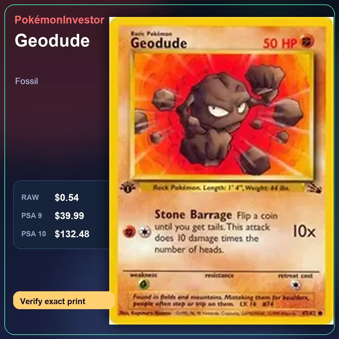 Card research image for Geodude