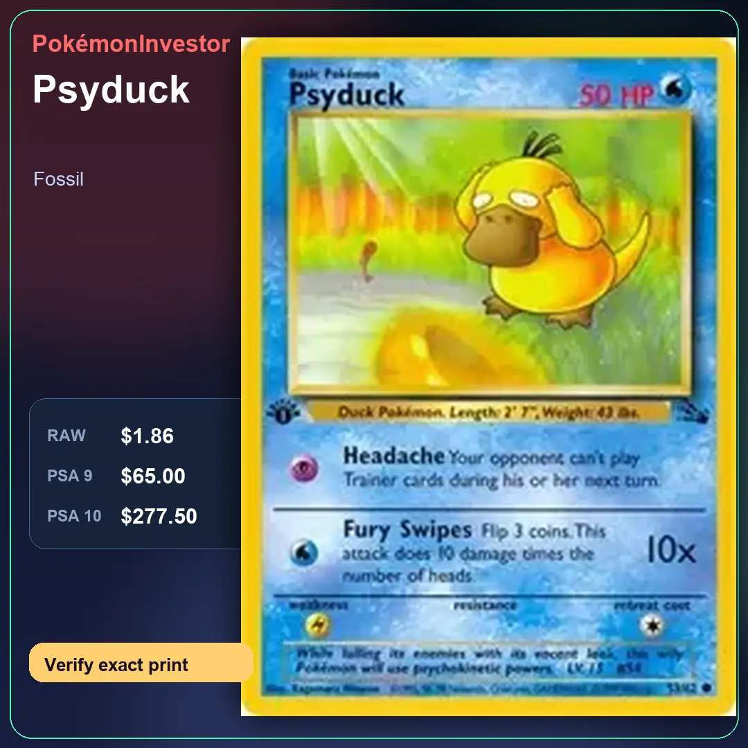 Card research image for Psyduck