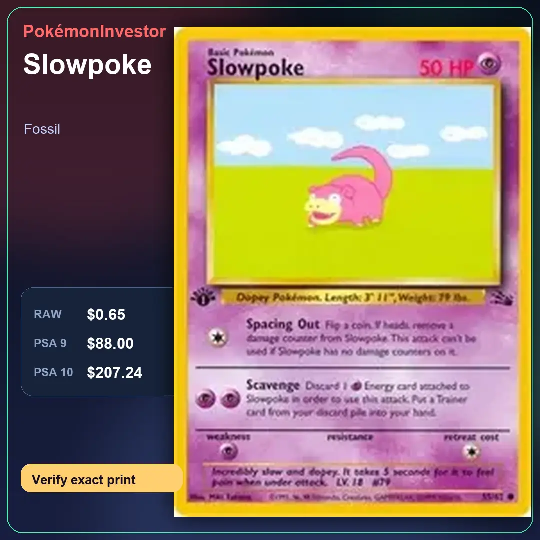 Card research image for Slowpoke