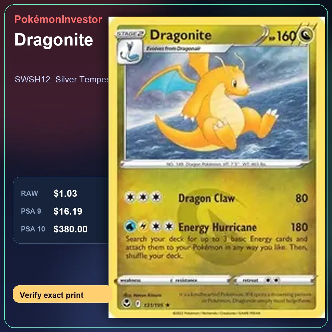 Card research image for Dragonite