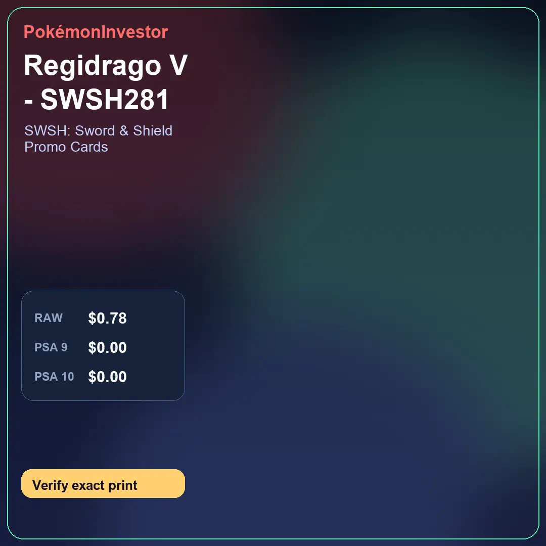 Card research image for Regidrago V - SWSH281
