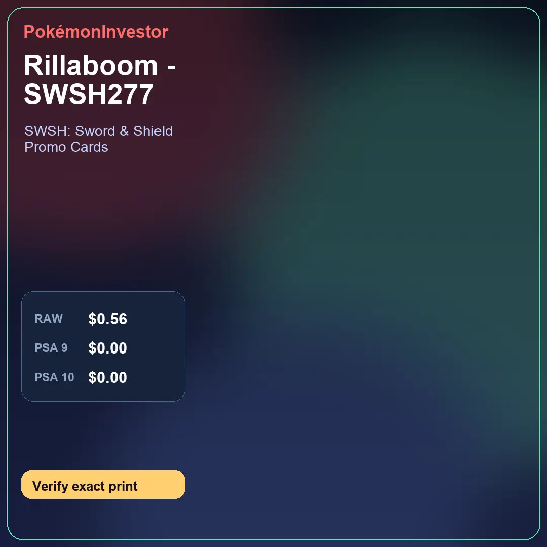 Card research image for Rillaboom - SWSH277