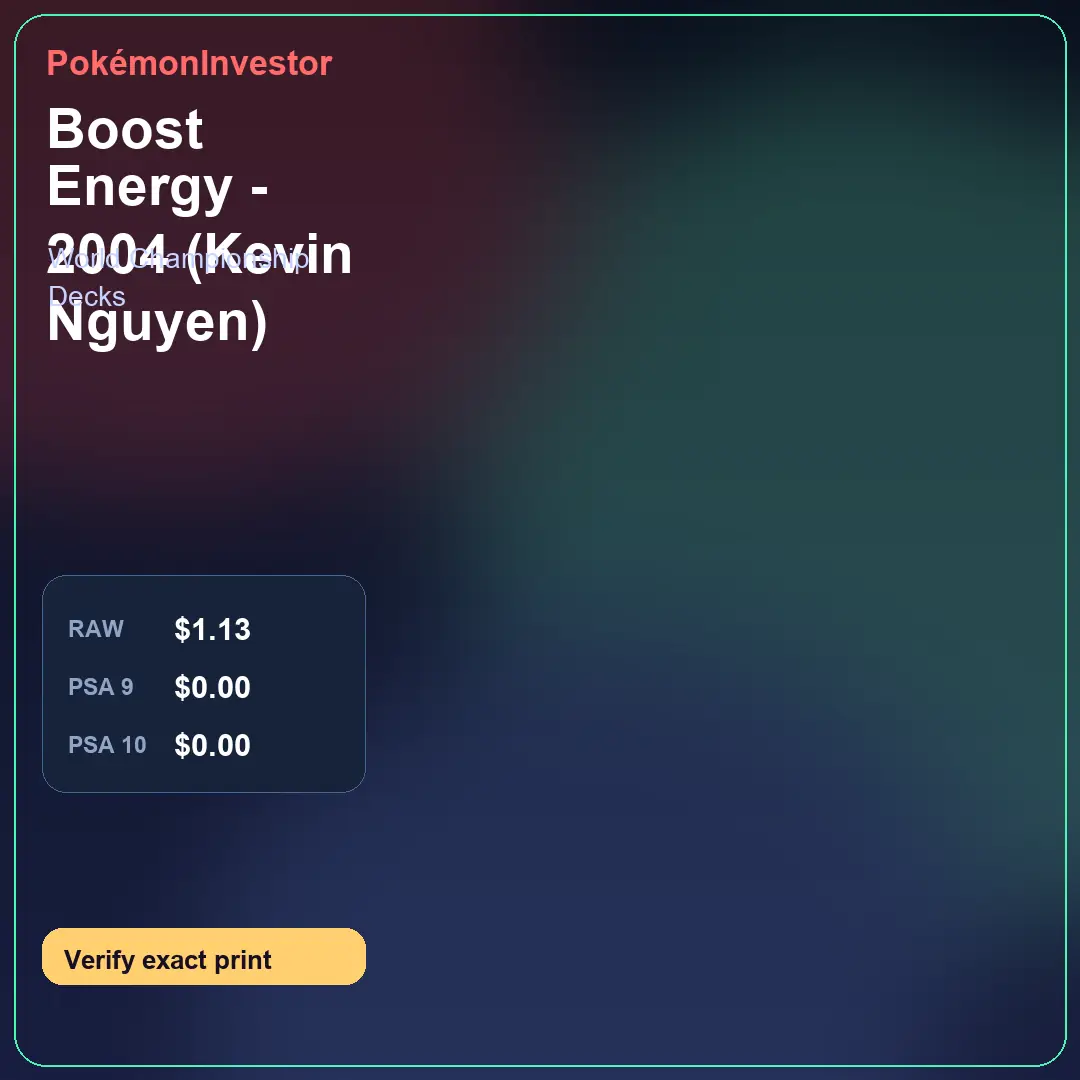 Card research image for Boost Energy - 2004 (Kevin Nguyen)