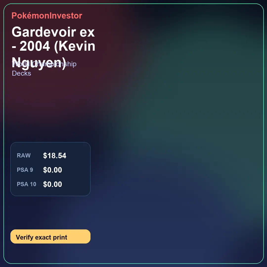 Card research image for Gardevoir ex - 2004 (Kevin Nguyen)