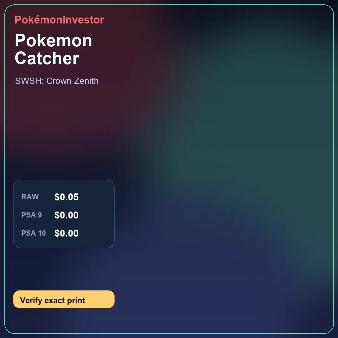 Card research image for Pokemon Catcher