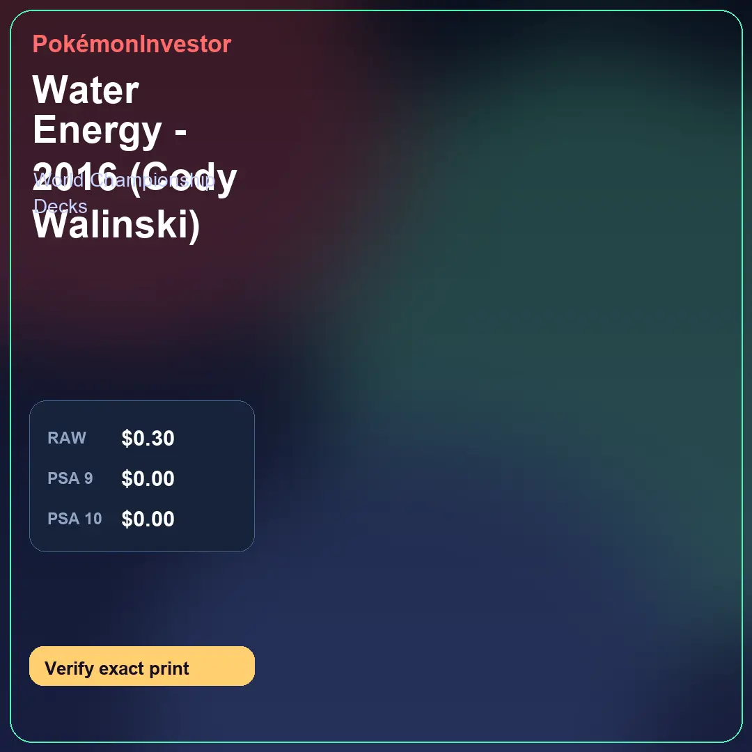 Card research image for Water Energy - 2016 (Cody Walinski)