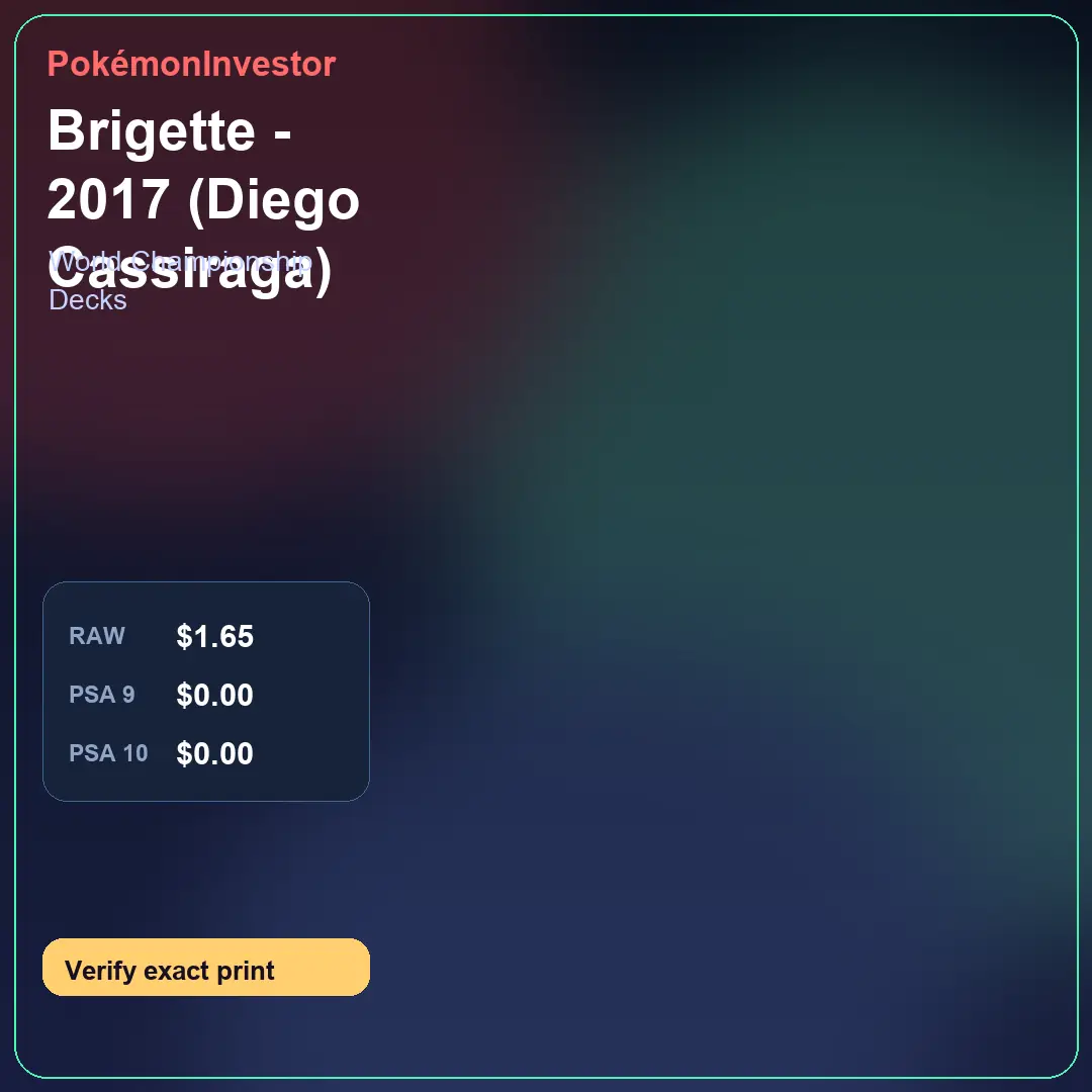 Card research image for Brigette - 2017 (Diego Cassiraga)