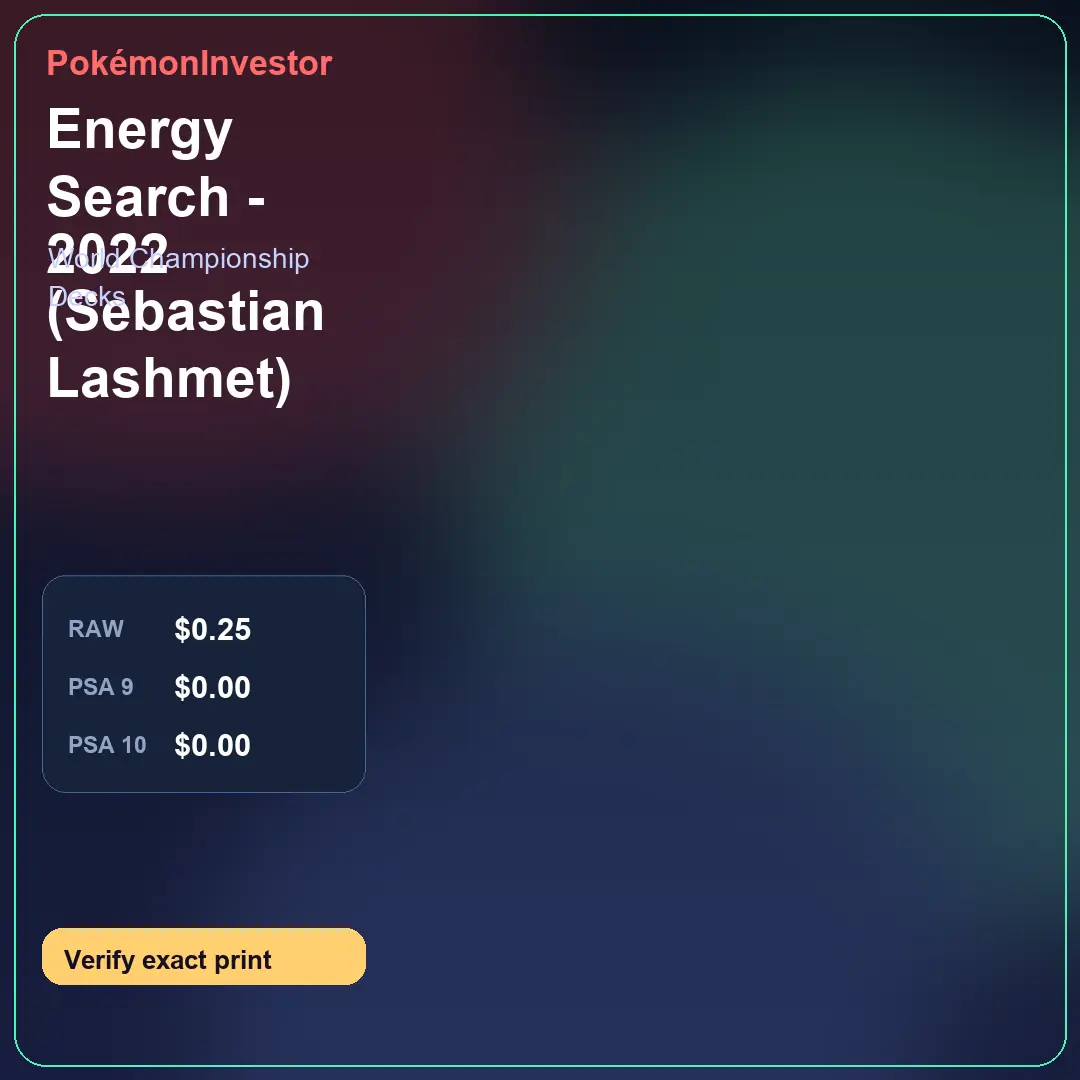 Card research image for Energy Search - 2022 (Sebastian Lashmet)