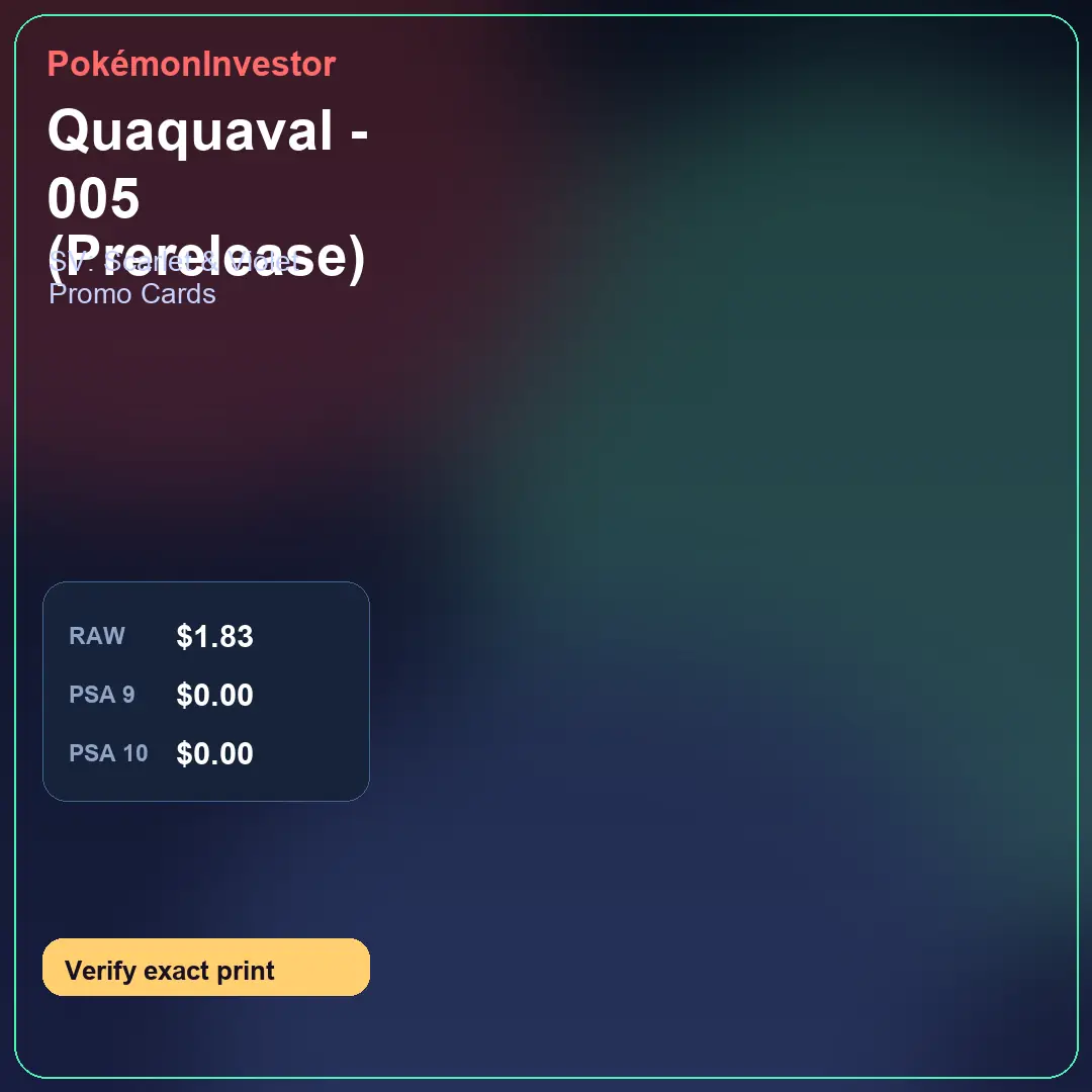 Card research image for Quaquaval - 005 (Prerelease)