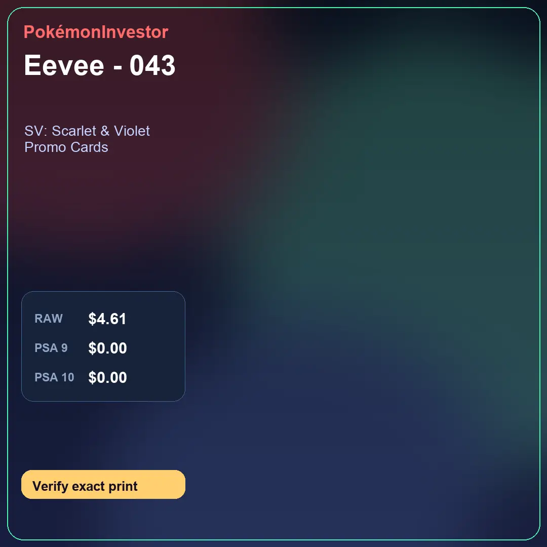 Card research image for Eevee - 043