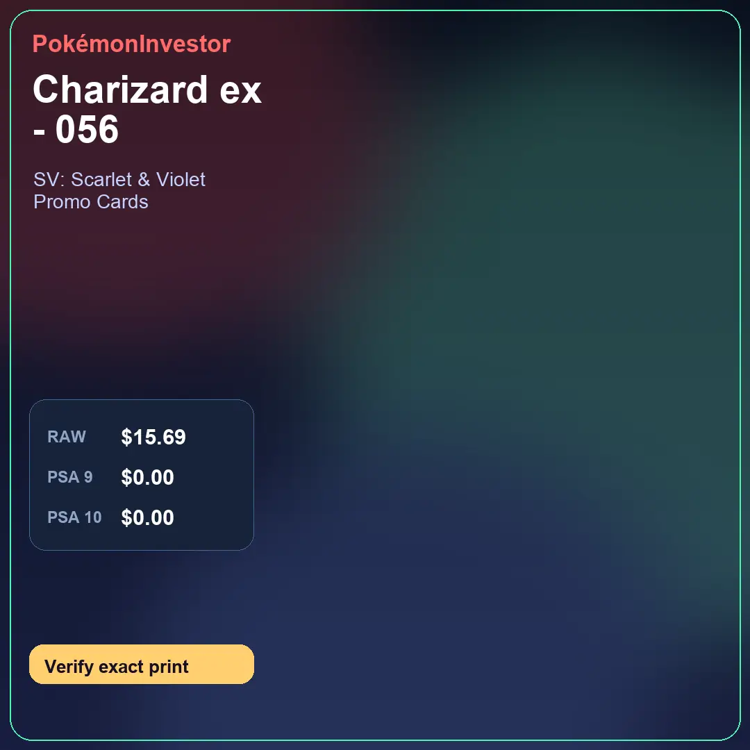 Card research image for Charizard ex - 056