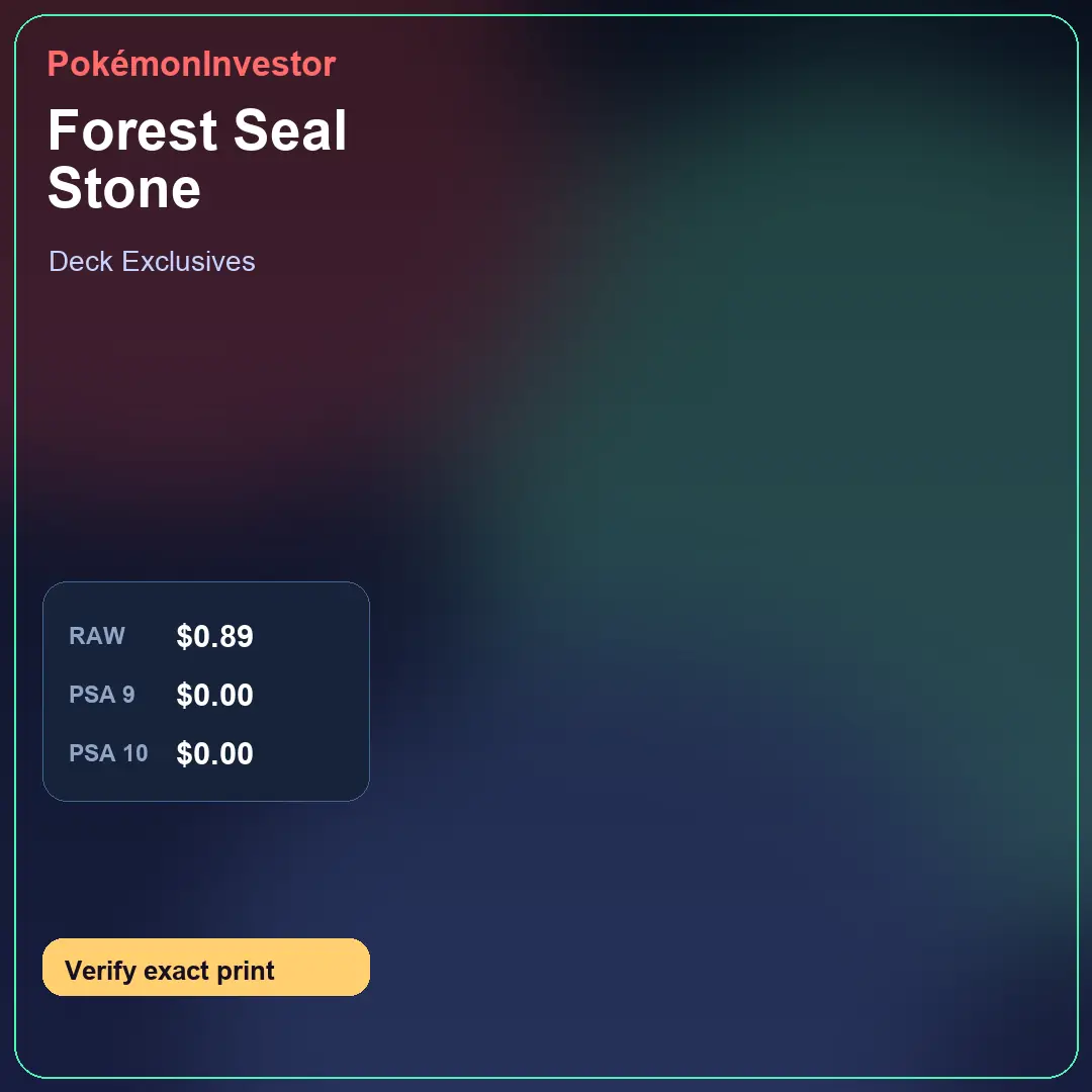 Card research image for Forest Seal Stone